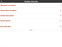 Tablet Screenshot of jardins-secrets.com